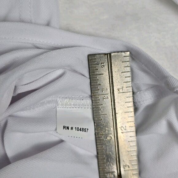 AG Green Label Men’s Oxford Button-Down Shirt White Size M Long Sleeve Casual - Picture 7 of 11